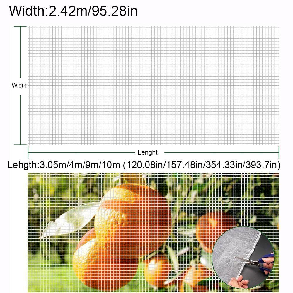 Plasă Barieră pentru Plante Controlul Dăunătorilor Protecție Păsări Plasă pentru Insecte Nouă Plasă de Acoperire Exterior