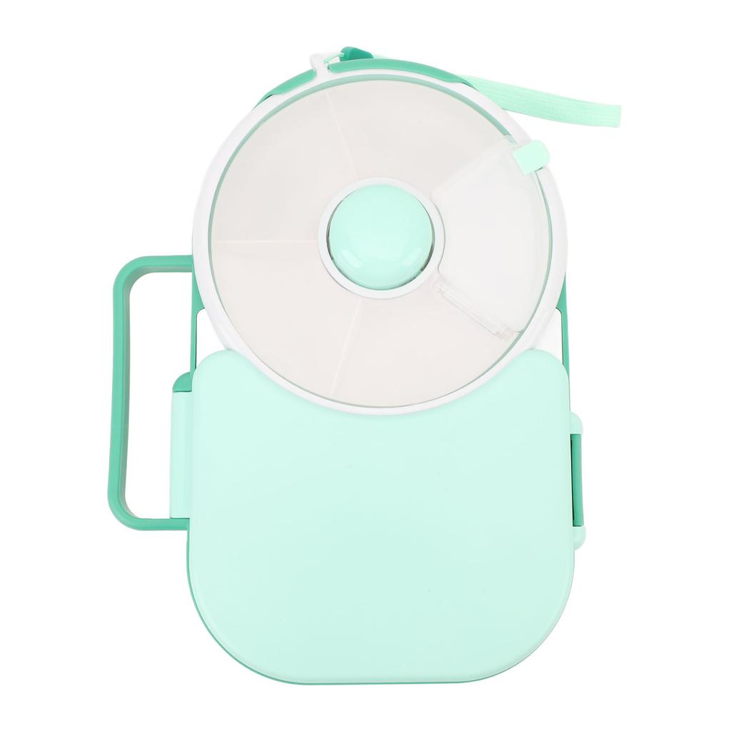 Snack Rotating Bundle with Lid Multifunctional Sealed Fruit Tray Damp Proof Rotating Snackle Box