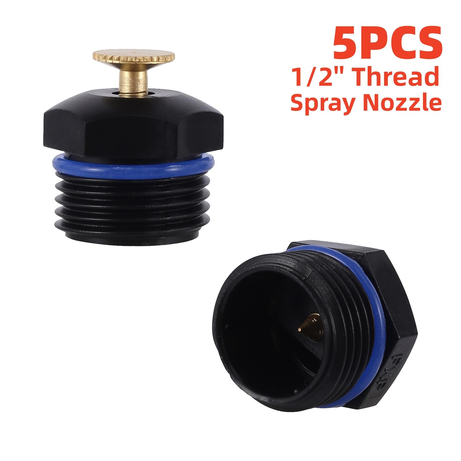 

5/10/20/50PCS 1/2 Adjustable Thread Spray Nozzle 360 Degree Rotation Automatic Watering Sprinkler Home Garden Nozzle
