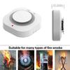 Alarmă detector de fum fără fir pentru uz casnic și comercial