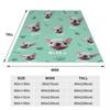 1-PC Personalized Blanket Custom Pet Dog Flannel Blankets Pet Name Personalized Dogs Name Pictures Gift Blanket For Baby Dog