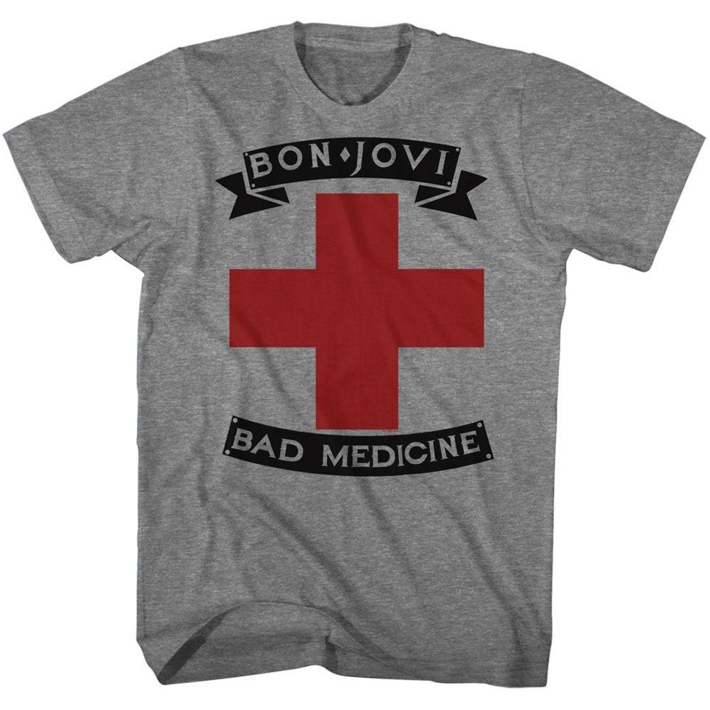 Футболка Bon Jovi Badmed Music Топы Футболки Мужская Женская Унисекс M