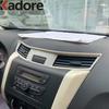 Car Center Air Condition Vent Outlet Cover Trim For Nissan Navara NP300 ST 2014-   Carbon Fiber Interior Accessories