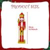 Christmas Nutcracker Figurine Decor Arts Crafts Decorative Statue Tabletop Ornament for
