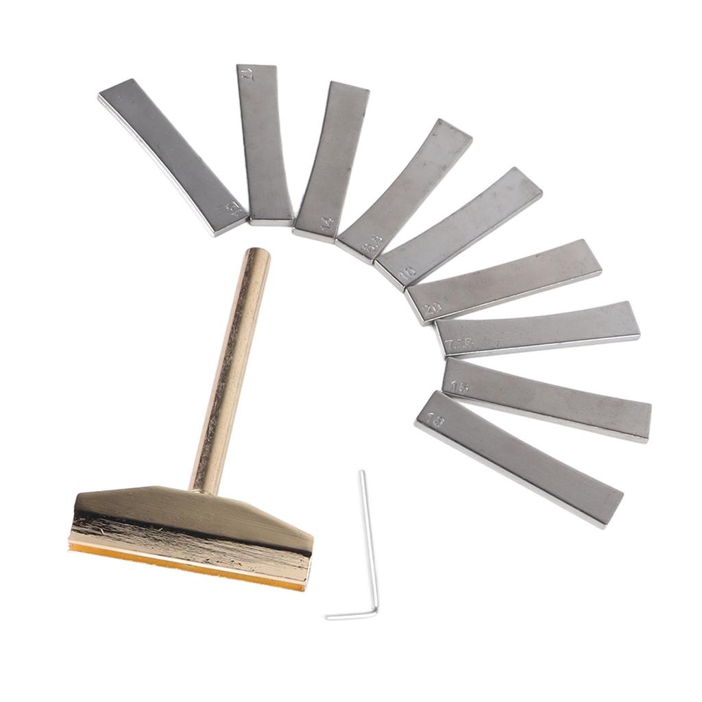 Fret Installation Set Fingerboard Fret Press Tool with Mounting Clamp Electric Guitar Repair Tools