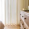 1PC NAPEARL Simple Elegant Tulle Sheer Curtain Solid Color Window Screening for Living Room Bedroom Home Decor