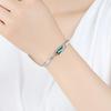 Teardrop Zircon Bridal Jewelry Set: Fashion Necklace and Bracelet for Women