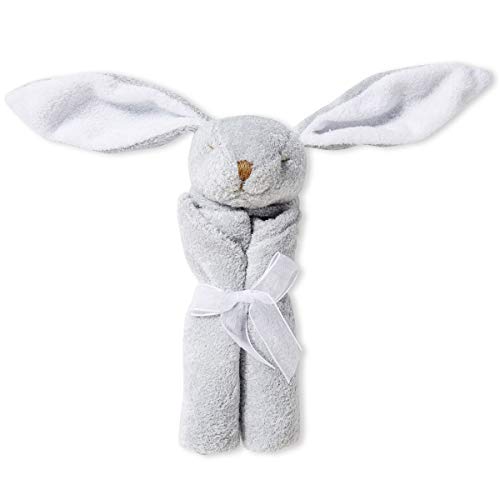 Blankie Angeldear Animal Bunny Gray Rabbit Towel Baby Shower Gift Mini Blanket Plush First Toy Baby Newborn Official Japanese Product Includes Gauze H