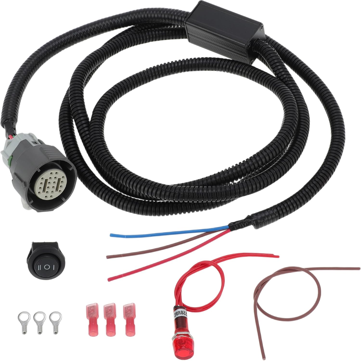 NCR80E 4L80E Stand Alone Controller Manual Shifter Microcontroller Kit for 4L80E Transmission 1994-Up Manual Shift Transmission Adapter Wire Harness
