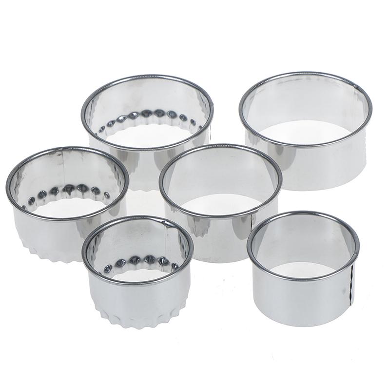 3 ks Kulaté/Květinové Vykrajovátko na Těsto Nerezové Vykrajovátko na Knedlíky