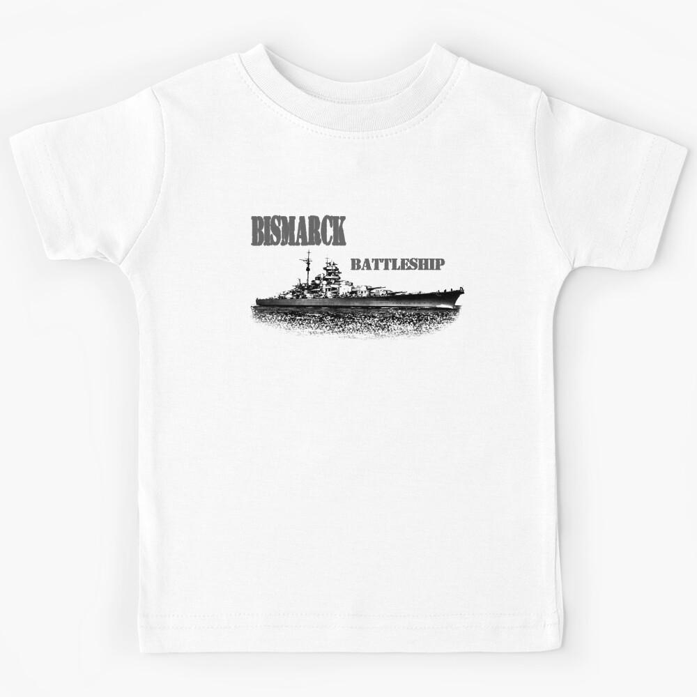 german Battleship Bismarck Kids T-Shirt 160
