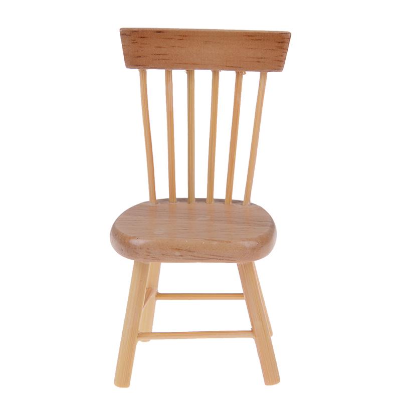 1:12 Dollhouse Miniature Dining Furniture Wooden Chair