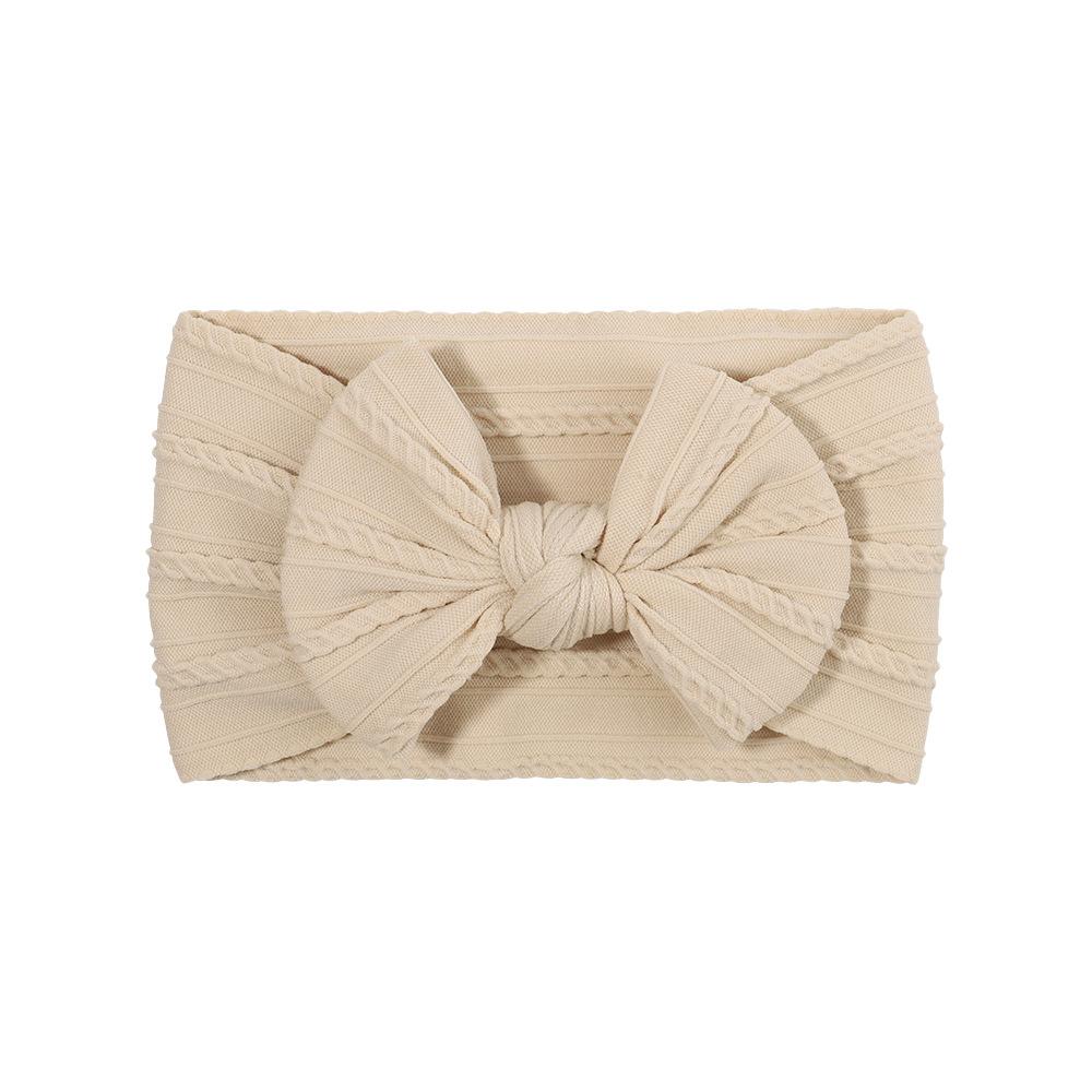 Baby Headband, Elastic Wide Brim Bow Children's Headband