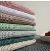 1Pc 45x65cm Waffle Cotton Solid Color Home Absorbent Tea Towel Kitchen Dish Cloth Table Napkin