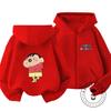 Trendy Zipper Hoodie New Design Hot Cartoon Autumn Winter Kids Wear Crayon Shin Chan Boys Girls 3 14