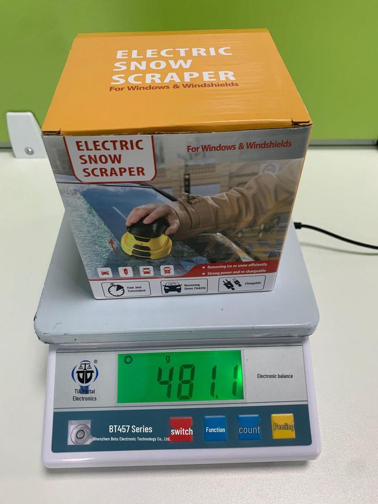 Electric Handheld Ice Scraper & Windshield Defroster with USB Charging
