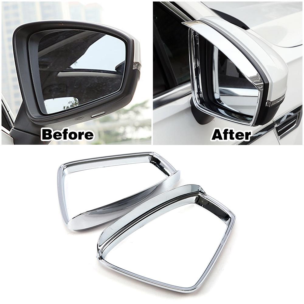 

Для Volkswagen VW Tiguan MK2 2017-2019 хромированное боковое зеркало заднего стекла, стеклоочиститель, противотуманная фара, внешняя отделка автомобиля, защитная наклейка