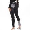 Slim Fit High Waist Women Jeans Casual Denim Trousers Tight Daily Life Wear