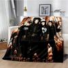 Rock band Tokio Hotel Printed blankets Picnic blanket Flange Warm blanket Home travel blankets bed linings birthday gift
