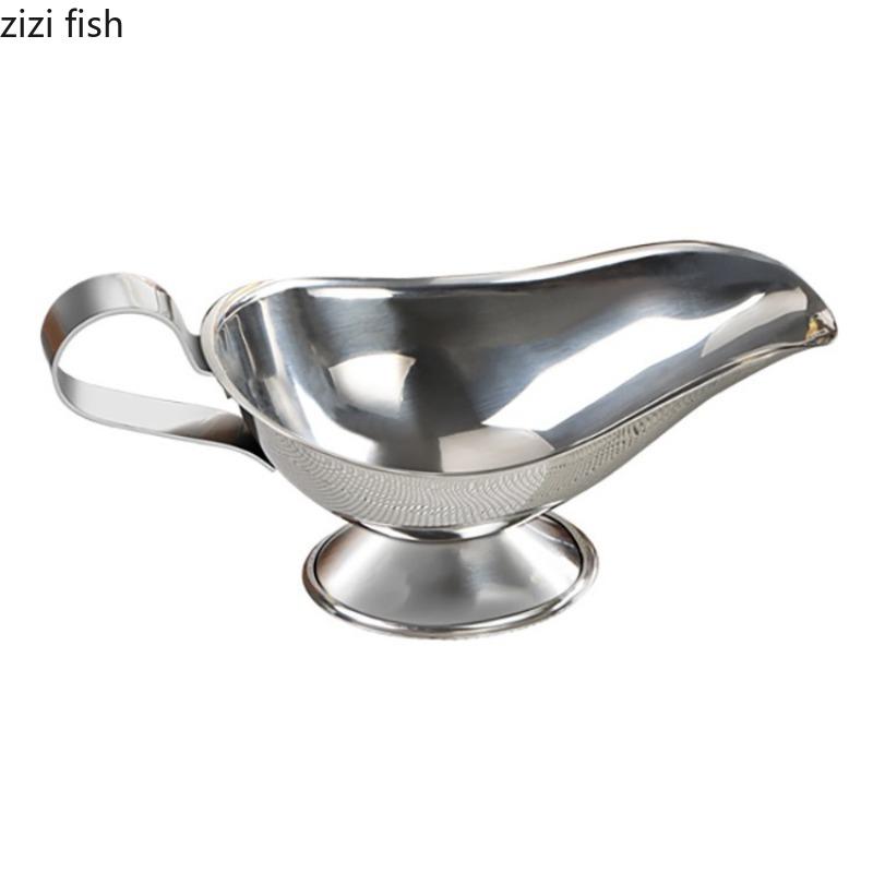 Stainless Steel Sauce Bucket Thickened Sauce Bowl Beef Black Pepper Sauces Pot Sauces Cup Seasoning Tools Spice Container