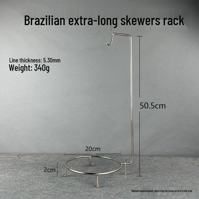 Kebab Skewer Display Rack: Creative Barbecue Needle Stand for Lamb and Meat Roasting