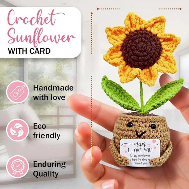 Mother's Day Gifts For Women Emotional Support Crochet Present Cute Desk Decor