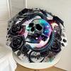 1pc Galactic Dragon Skull Roses Umbrella with Plastic Handle,Suitable for All Seasons Home Travel Outdoor UmbrellaDD1625
