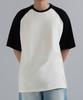 UNDEROFF Oversized Raglan Short Sleeve T-Shirt Black