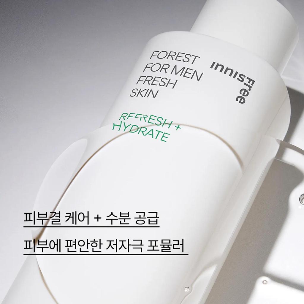 Innisfree Forest For Men Fresh Skin+Lotion 2P Set (Skin 180mL + Lotion 140mL)