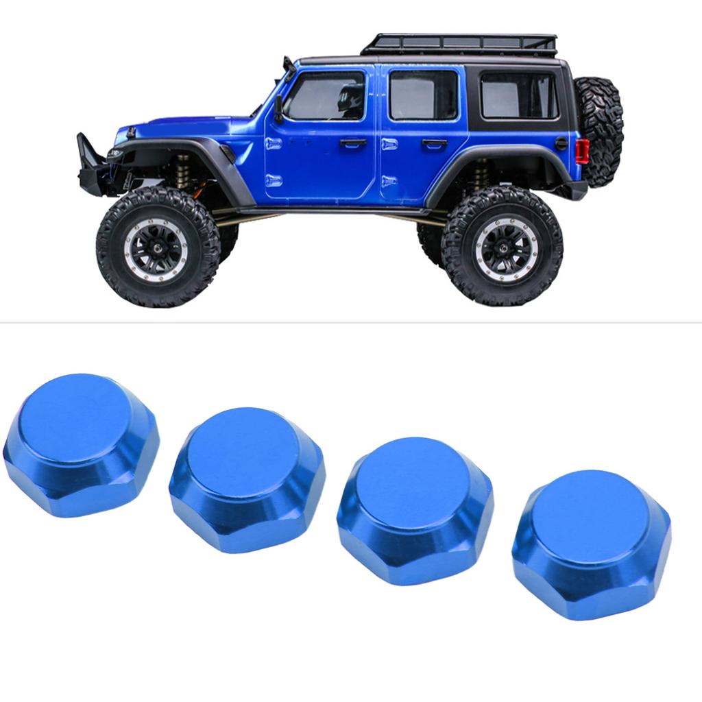 4pcs 1Celsius8 RC Hex Hub Nuts Dustproof Lightweight 17mm Aluminum Wheel Hex Drive Hub Adaptor