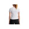 FILA Color Block Casual Short Sleeve T-Shirt Women tops Jade-White A11W513102FWT