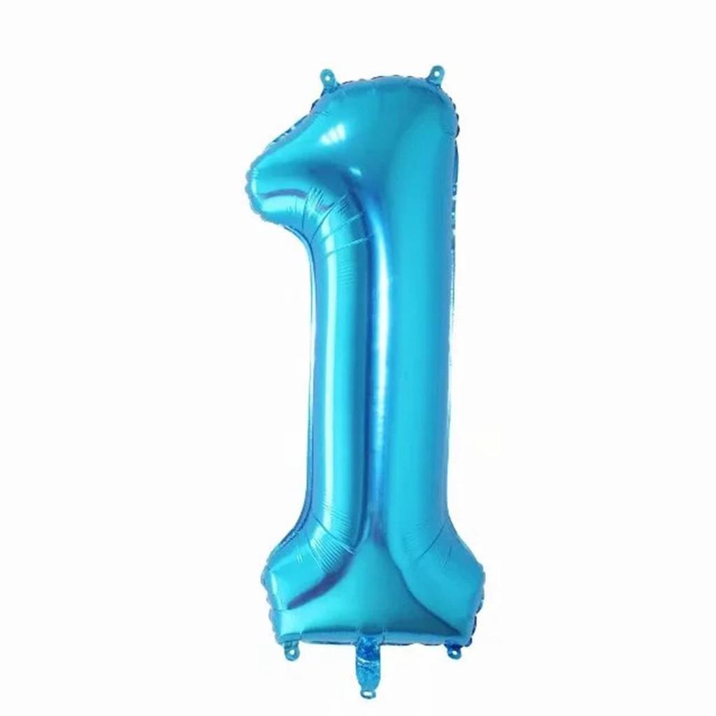 40 Inch Giant Blue Digital Large, Birthday Decoration, Party, Anniversary Project Decoration