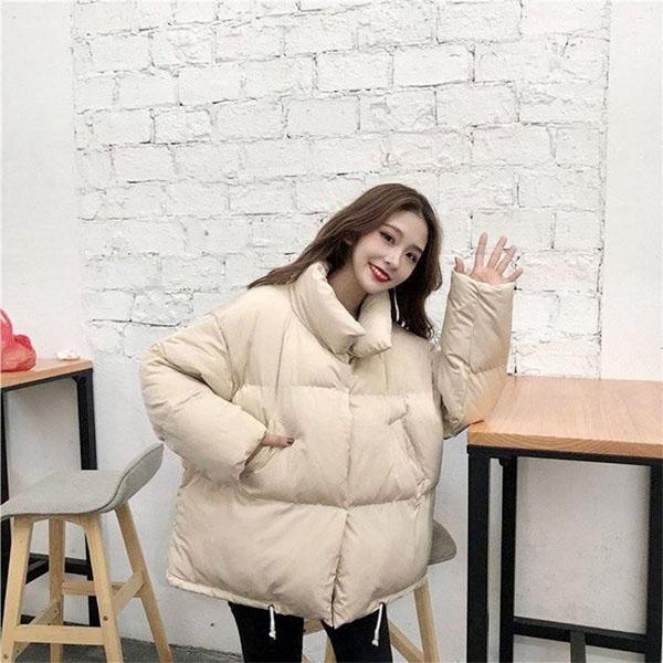 Winter Down Padded Jacket Short All-match Padded Jacket Student Thick Winter Loose Coat