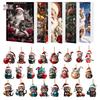 Cute Kitten Christmas Countdown Acrylic Pendant & Tree Decoration