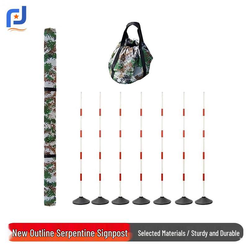Rongrong New Outline PVC Agility Marker Pole Set