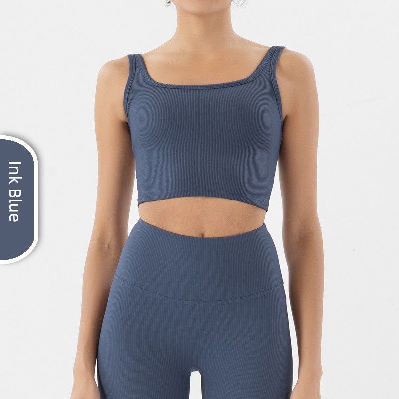 Yoga Thread Skin-Friendly Nude Feel Vest Sports Bra