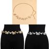 Minimalist Geometric Body Chain For Women Men With Alloy Butterfly Pendant Summer Fashion Jewelry