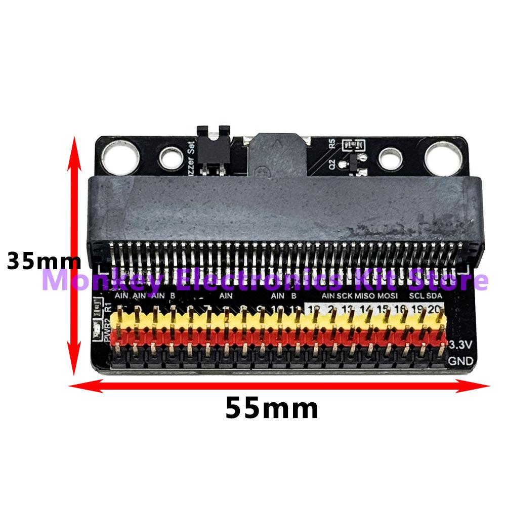 1PCS Micro:bit Expansion plate V1.0 , V2.0 , V3.0 suitable for micro:bit go NRF5182 Development board  Python connector