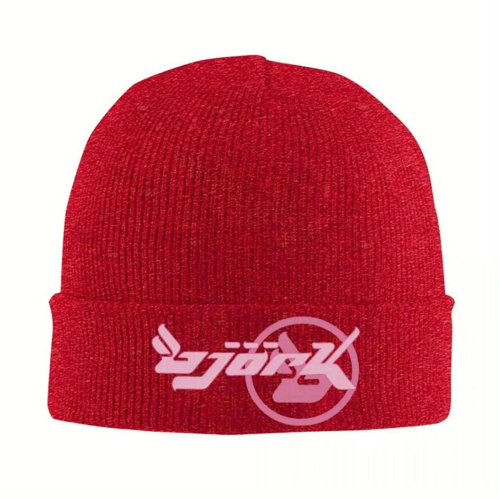New Bjork Beanie Hats Logo Vintage Caps Unisex Women Unisex Kpop Knit Hat Spring Design Warm Beanie Hat