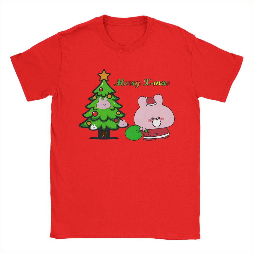Unisex T Shirt Asamimichaan Cute Asamimi Pink Chilling With Blue T Shirts Popular Summer Tee Shirt Cotton Tops Plus Size 6xl
