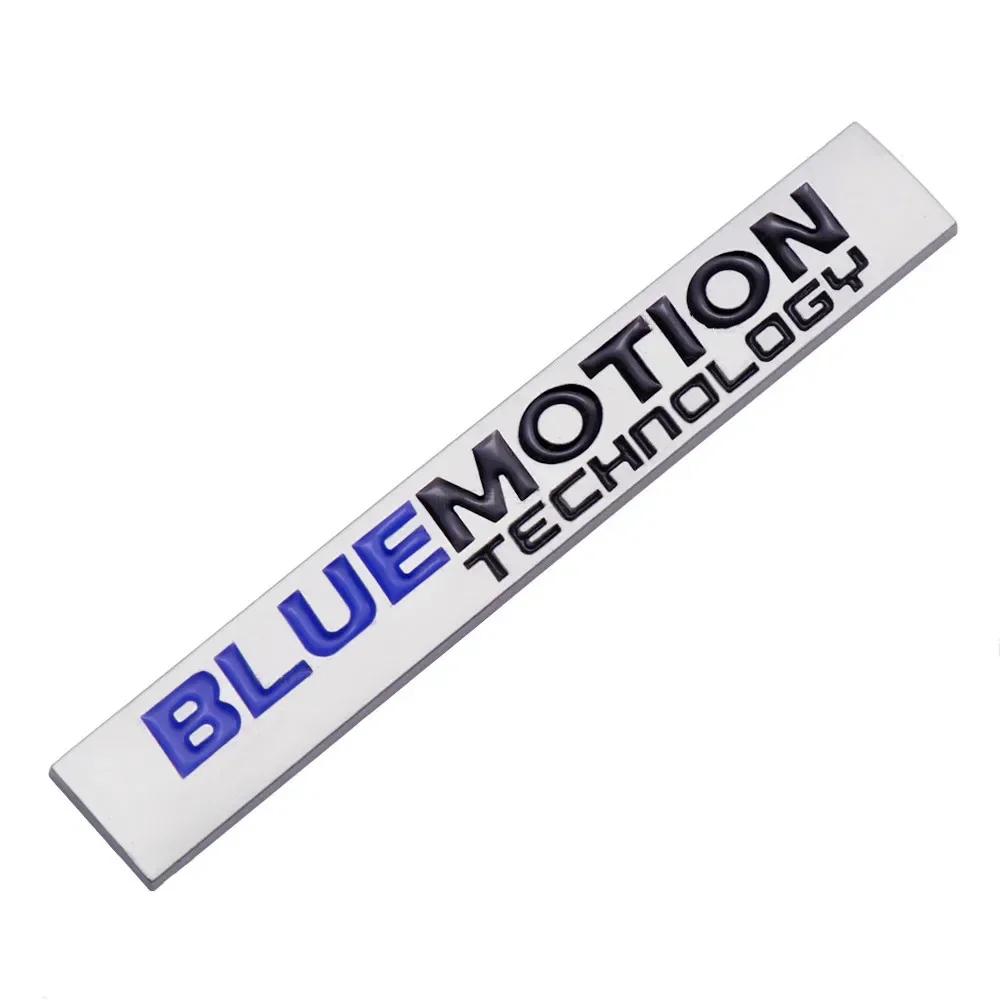 AABIP1 Metal BlueMotion Logo Rear Trunk Fender Badge Emblem Sticker Decals For Volkswagen VW Passat B8 Polo Golf 6 7 Jetta Accessories