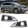 Car Front Bumper Lower Grille Fog Lamp Cover No Sensor Hole Fog Light Cover Trims For Peugeot 4008 5008 GT YL004127XT