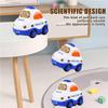 4pcs Friction Driven Car Toy Set Playing Props Model Playthings Music Playing Children Cars Toys Festival Gift