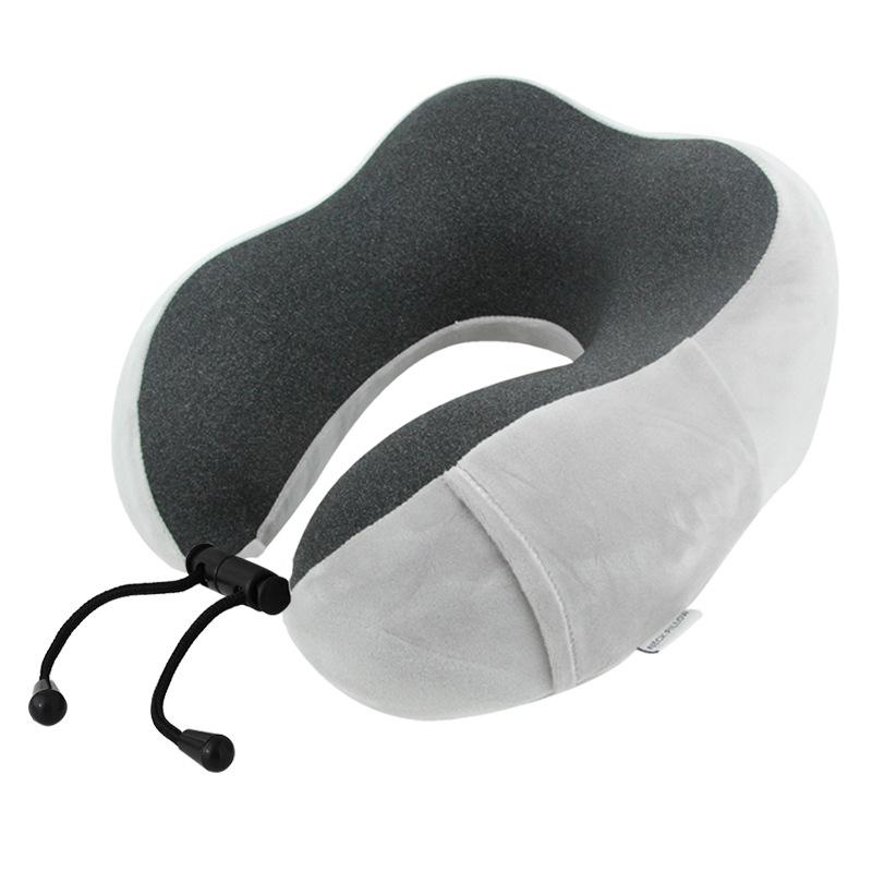 Memory cotton slow rebound pillow travel office lunch break neck pillow pocket aviation pillow