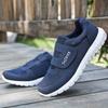 Scarpe da ginnastica da uomo in mesh Sport traspiranti Scarpe da jogging da corsa Comfort Walking Scarpe leggere in velcro Scarpe da tennis vulcanizzate