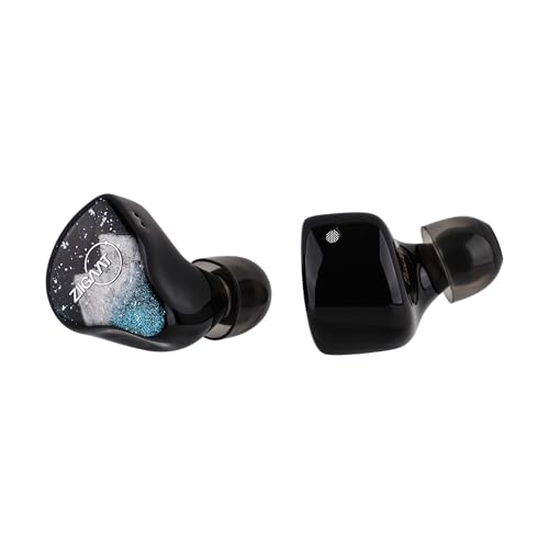 Linsoul ZiiGaat Horizon In-Ear Monitors, 1DD+2BA+2 Planar, HiFi Wired Earphones, Studio-Grade, for Musicians and Audiophiles, Natural and Balanced Tun
