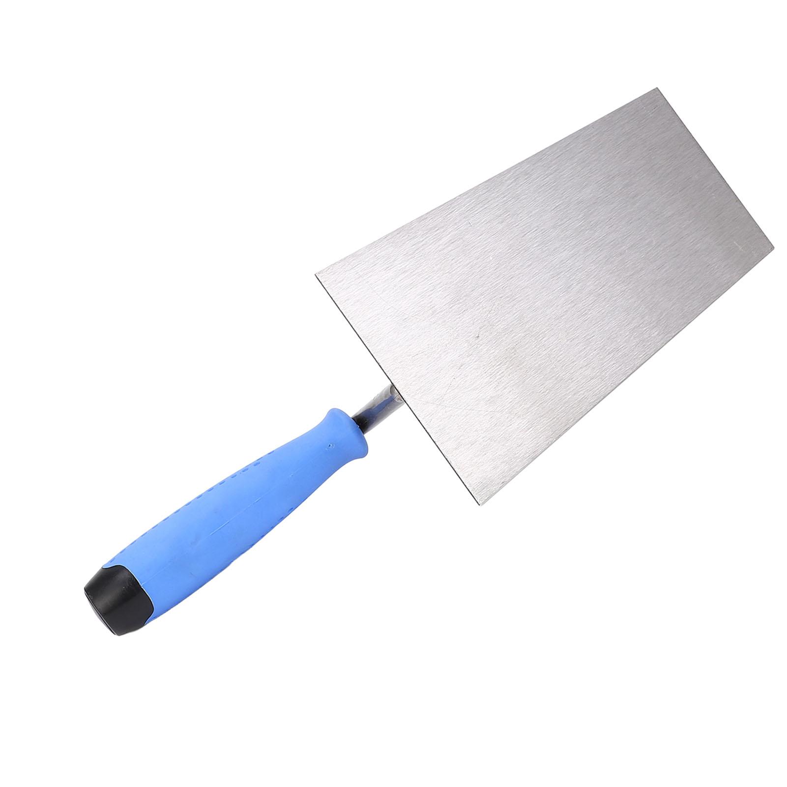 

Мастерок отделочный из нержавеющей стали, плоский, с резиновой ручкой, ручной, для цемента, мягкой глины