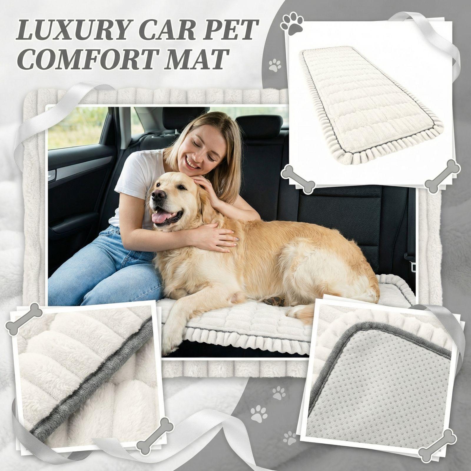

Dog Seat Cushion Property Thickened Car Mounted Pet Mat One Size верблюд