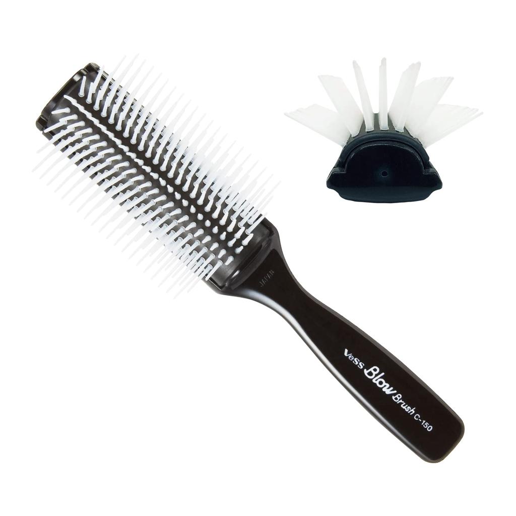 VeSS Blow Brush Black Hairbrush C-150 (x 1)