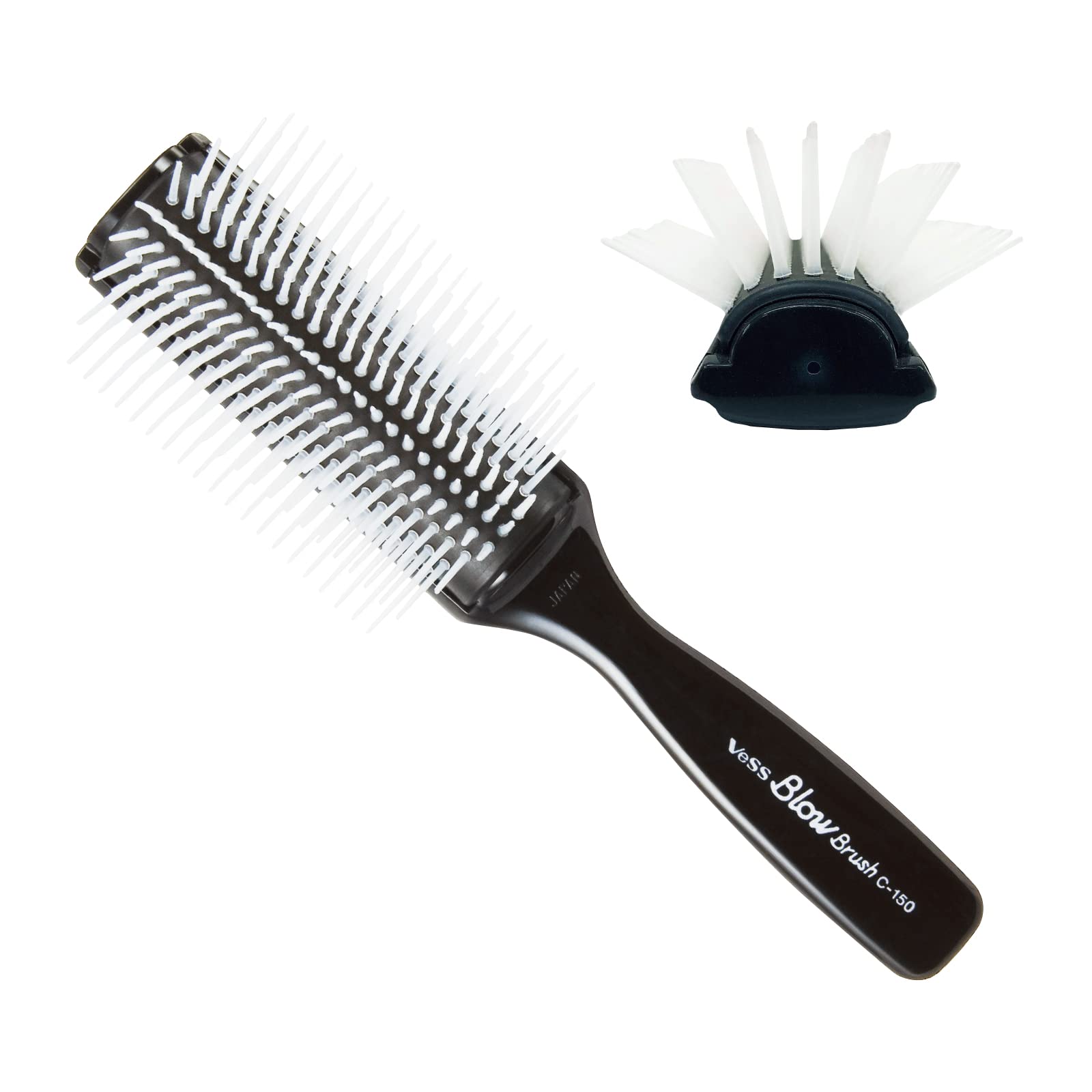 

Vess Professional Blow Made in Japan by a Professional Manufacturer Brush, Black, C15B, чёрный